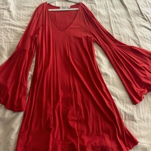LOFT Red/Orange Dress